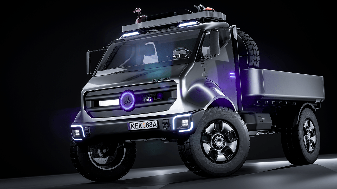 automotive   concept daimler design future mercedes mercedes-benz Off-Road Truck unimog