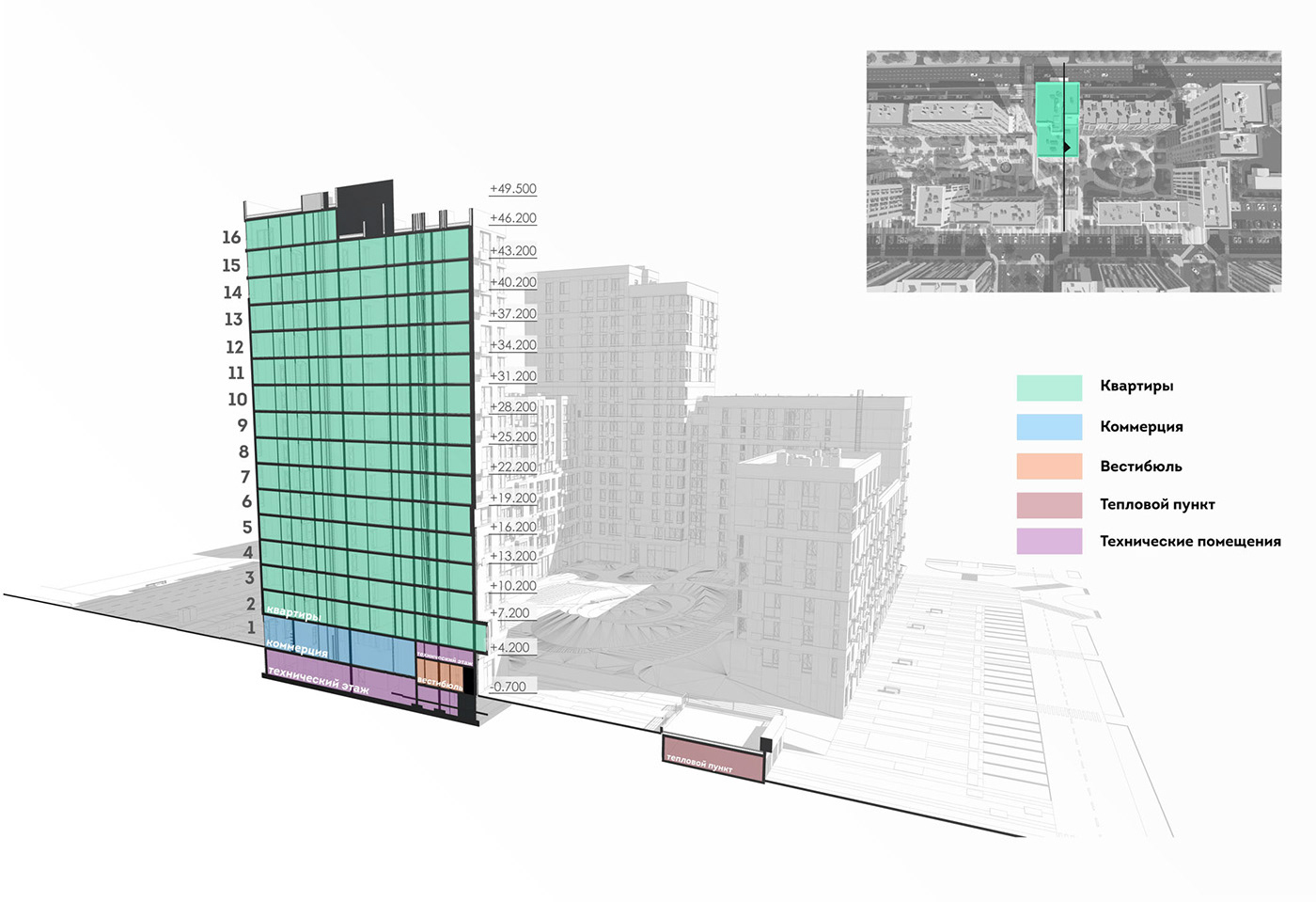 archimatika Fayna town pro apartment Smart residential complex visualization Kyiv