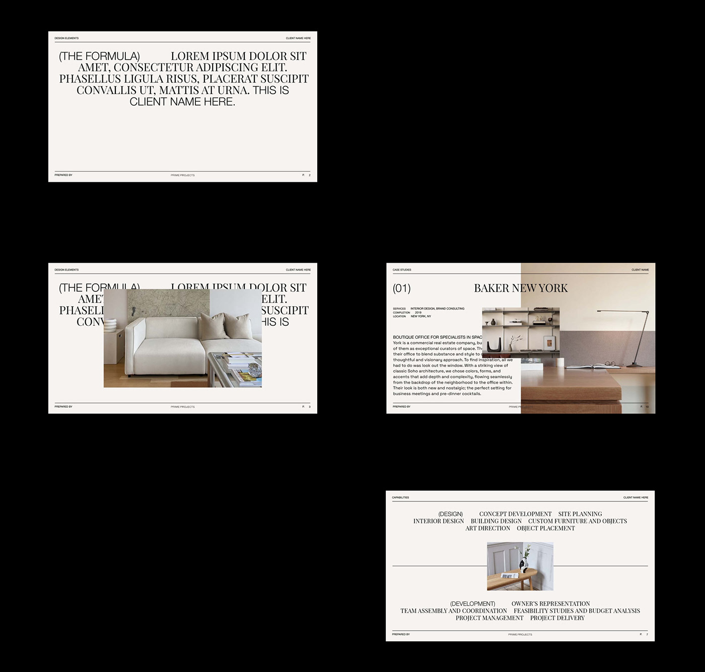 Adobe XD agency site architecture firm portfolio site sketch Studio Site UI/UX Website Design