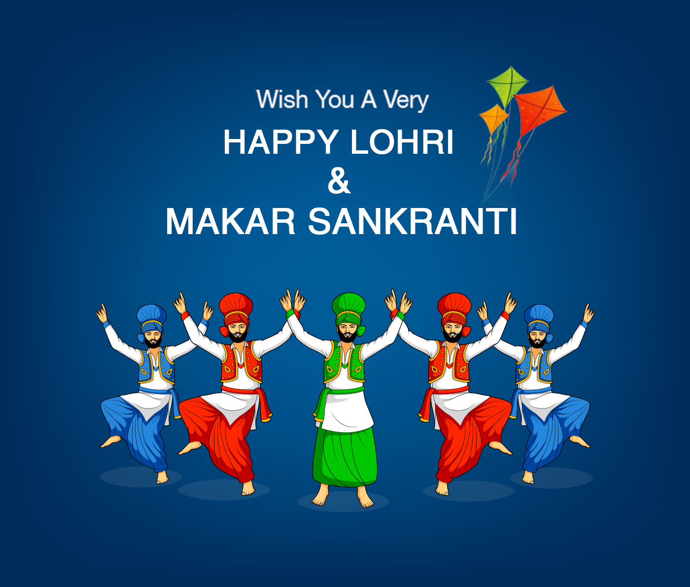 photoshop Illustrator greeting Happy Lohri makar sankranti creative design