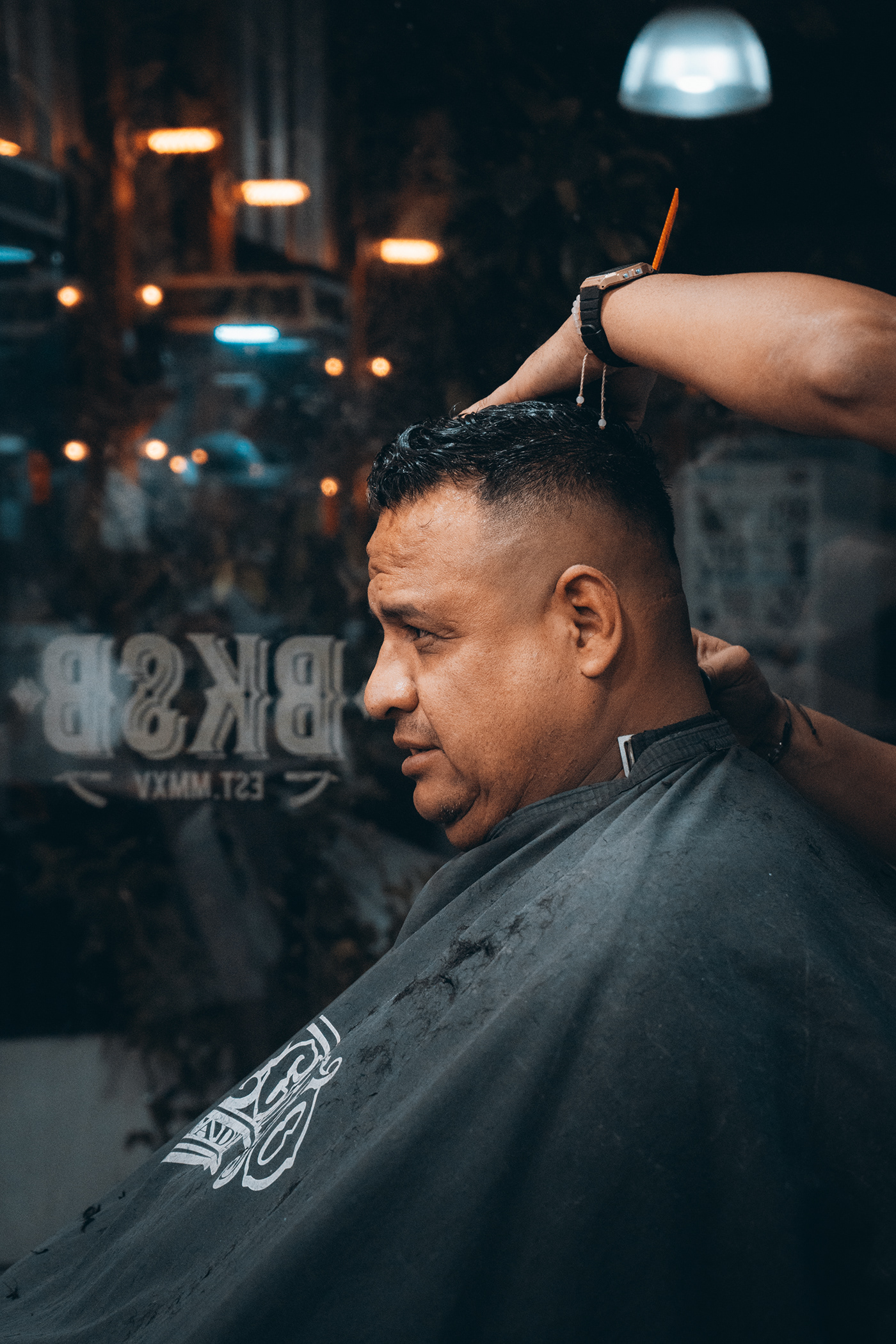 Photography  Fotografia barbershop Style Film   night mexico city service aguascalientes