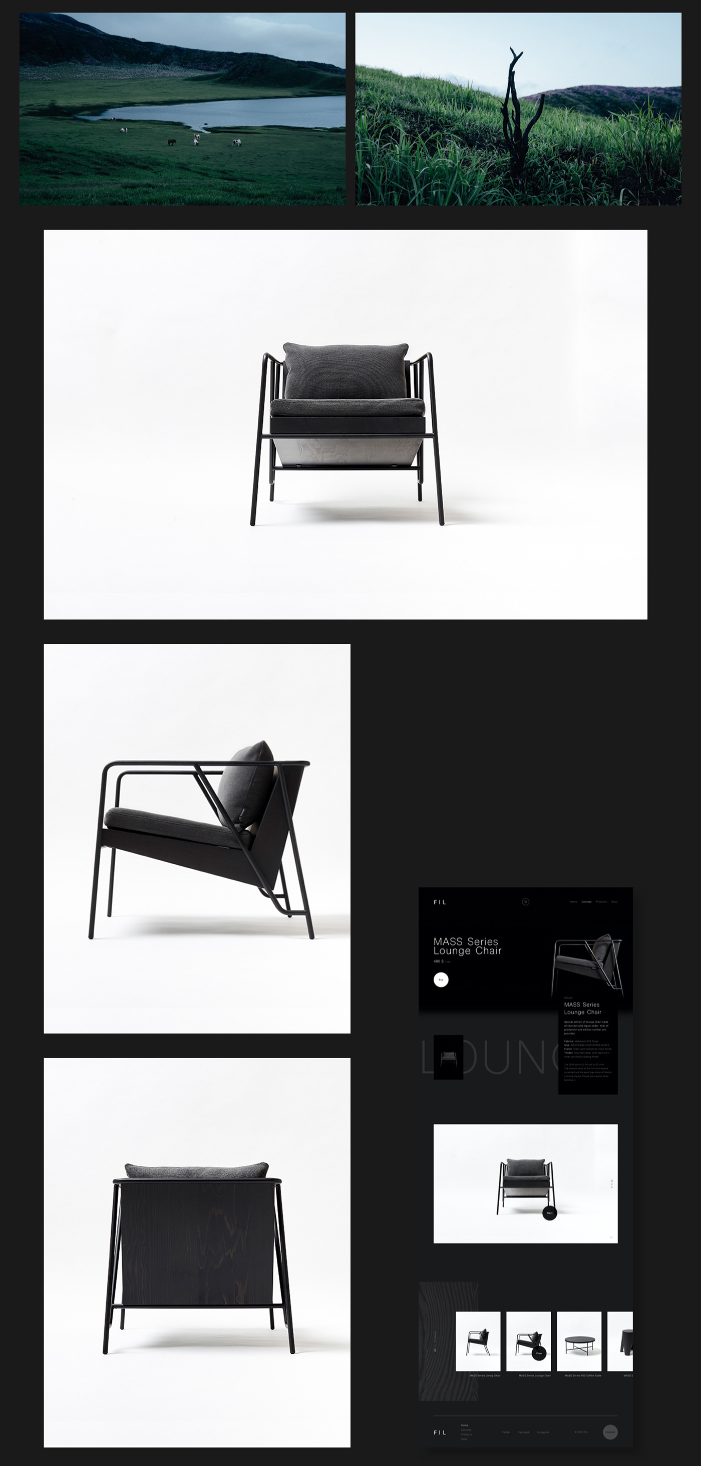 design frontend furniture Lux luxury UI ux UX design Web Design  Webdesign