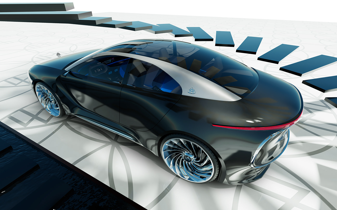 automotive   car design mercedes Maybach luxury sketch Digital Art  concept cardesign