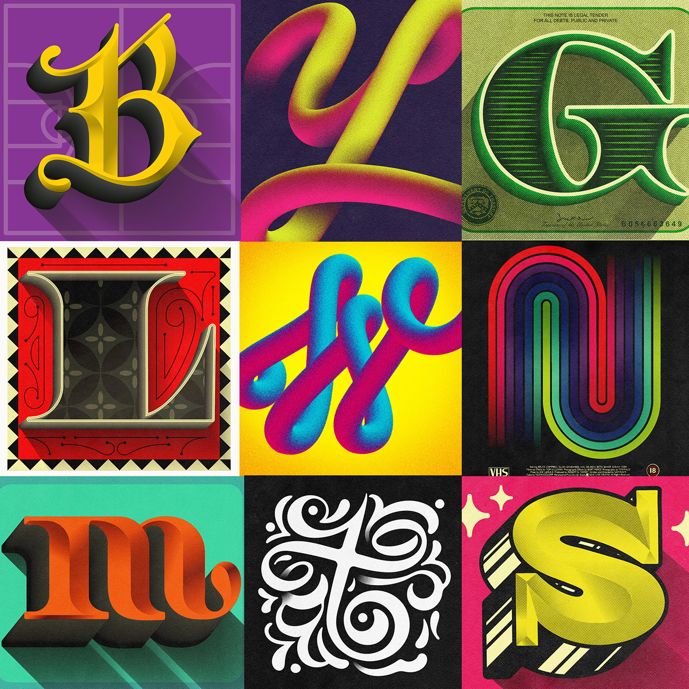 36daysoftype 3D typography freelance letterer illustrated type illustrated typography lettering Pop Art pop culture type vector type