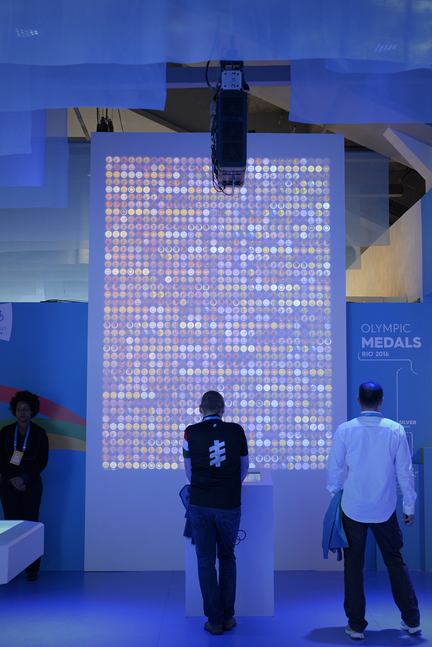 rio Exhibition  Stand EventDesign Olympics introduction interactive hungary