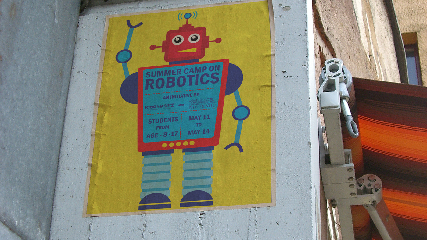 Advertising  graphic design  Illustation robotics