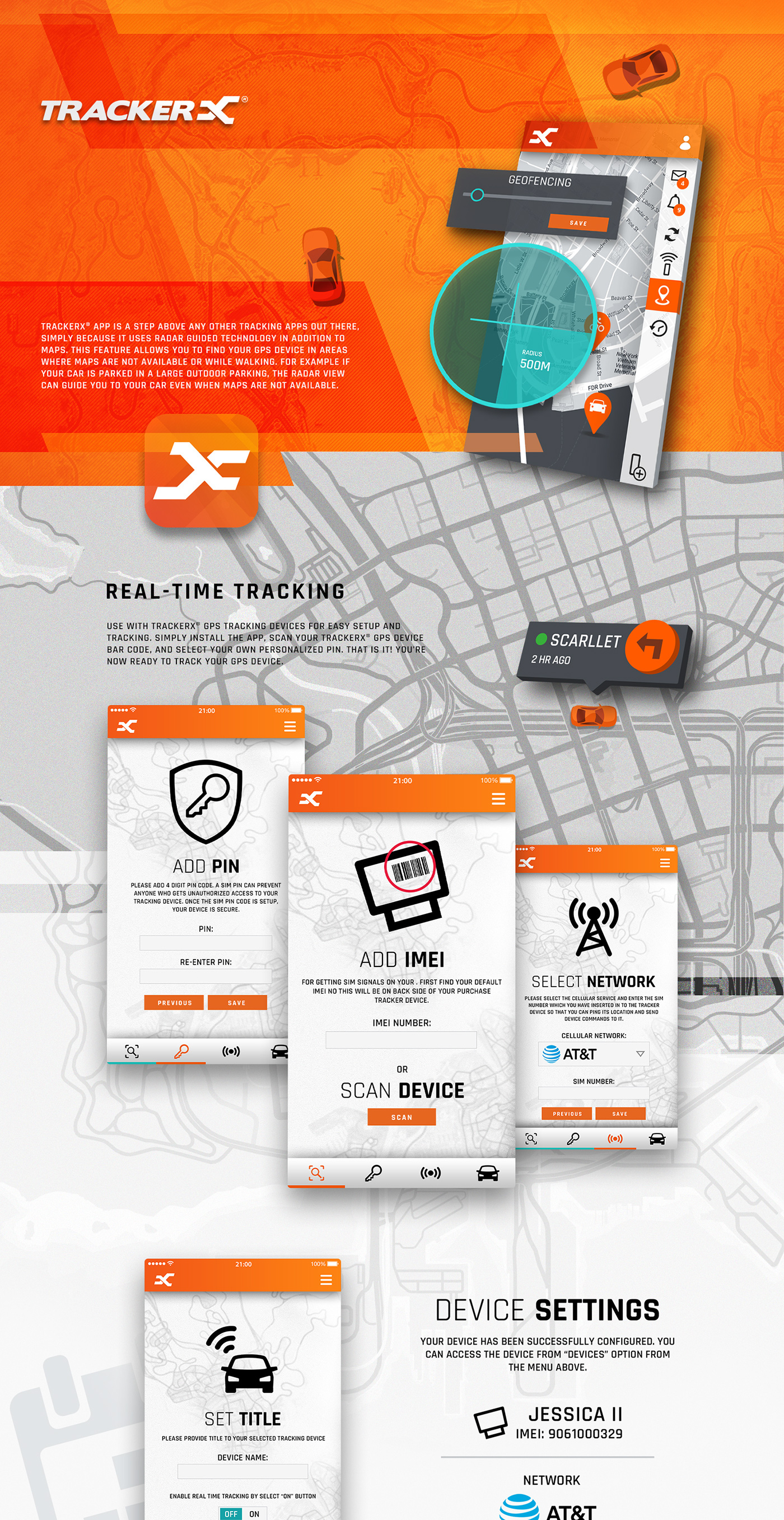 Mobile app ios android UX UI App UX UI tracking GPS app Social Mobile App