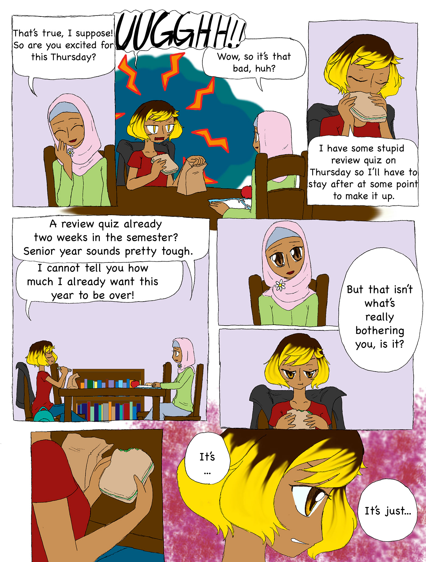 firelight original character Webcomic ILLUSTRATION  comic muslim character anime writing  creative writing
