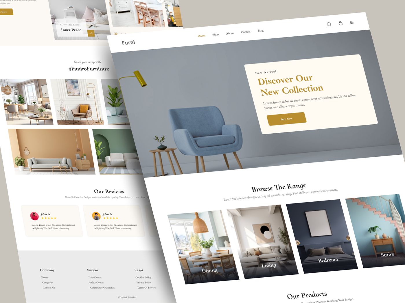 furniture store furniture Ecommerce ecommerce website Web Design  Figma landing page UI/UX Website user experience
