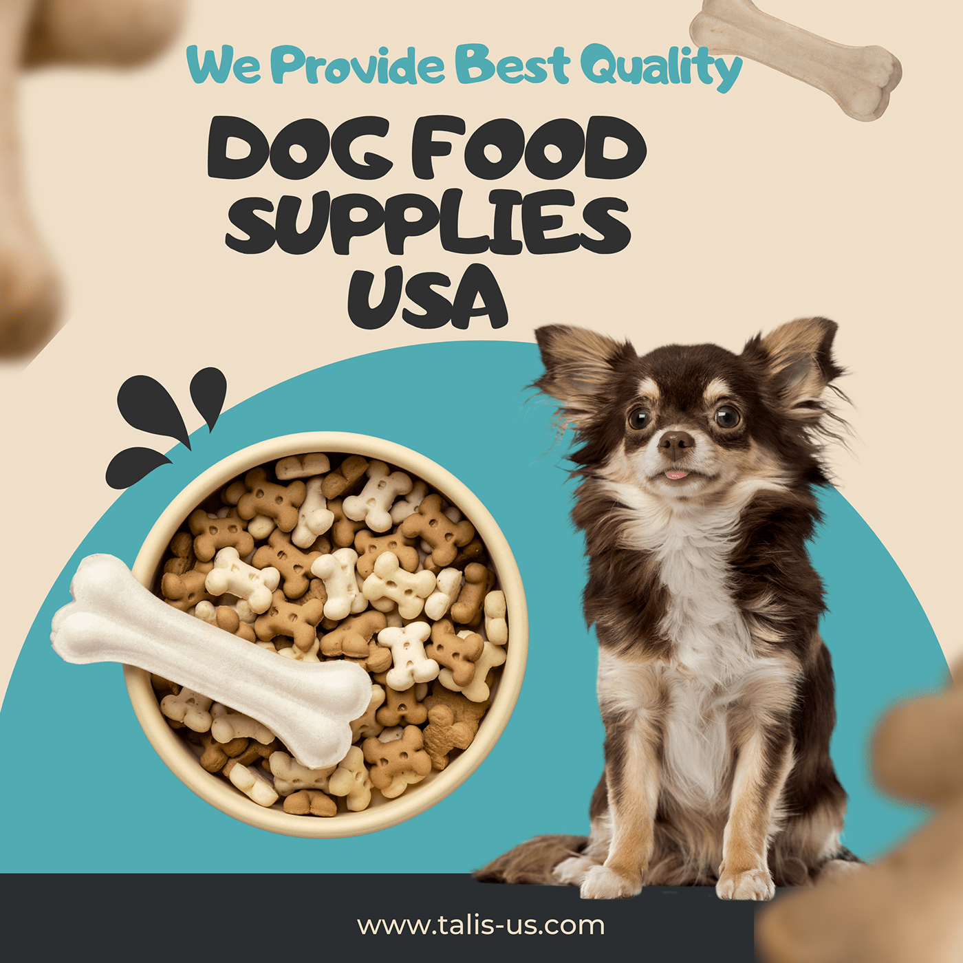 Dog food supplies USA Talis us