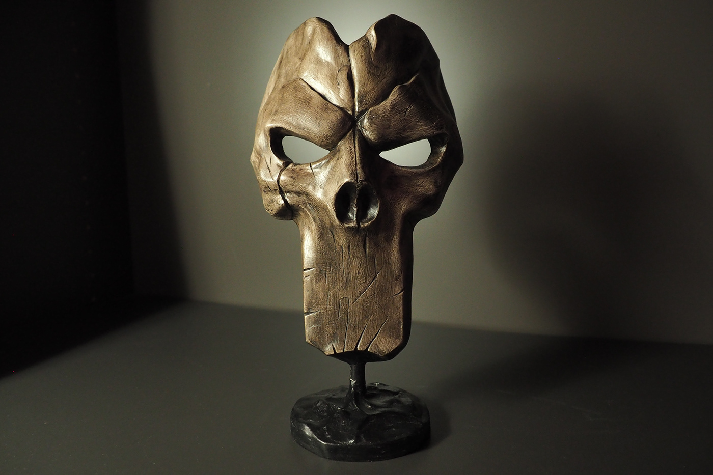 darksiders2 design industrial dishine mask modeling Papier Mache sculpture