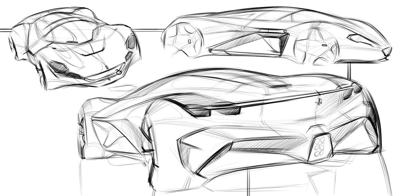 doodle sketch design cardesign transportation