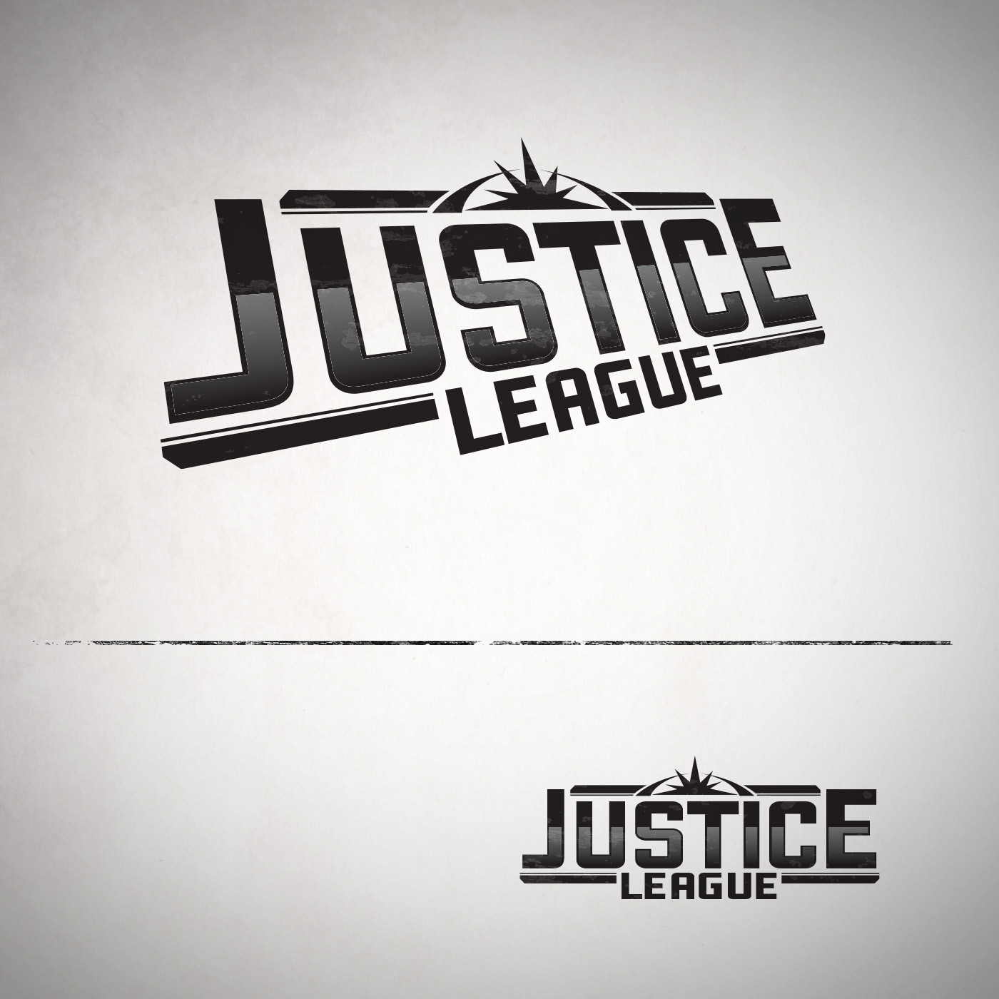 Dc Comics justice league superman batman wonder woman Logo Design superheroes Josh Beatman Brainchild Studios