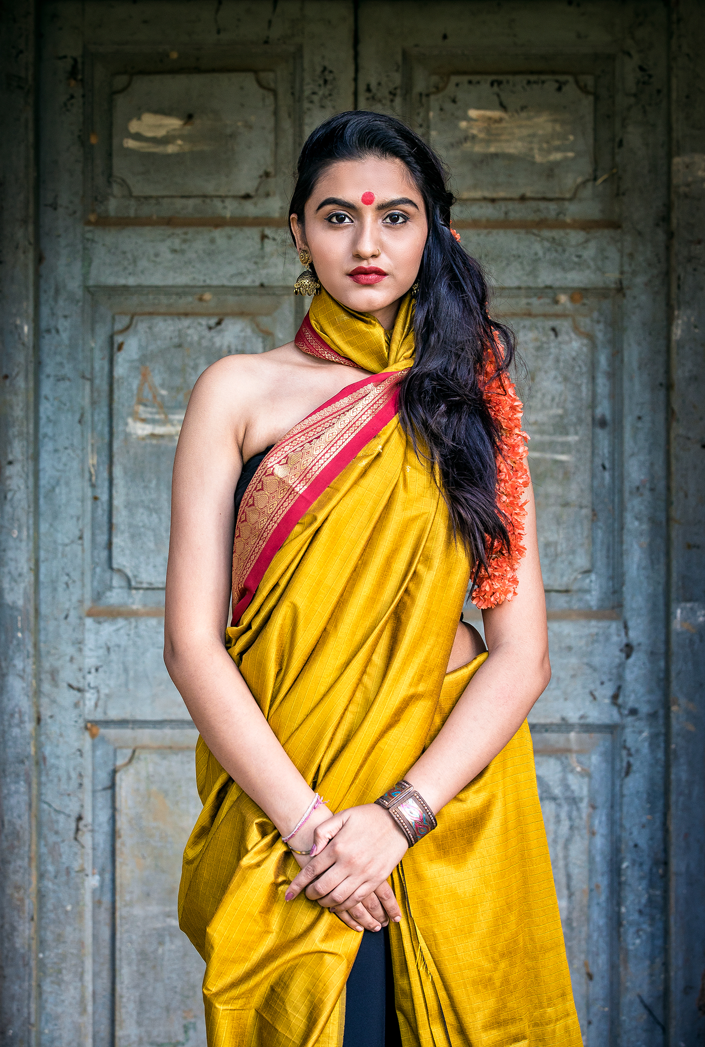 Fashionphotographer IndianModel indianphotographer streetphotography traditionalshoot saree bangalorefashionphotographer