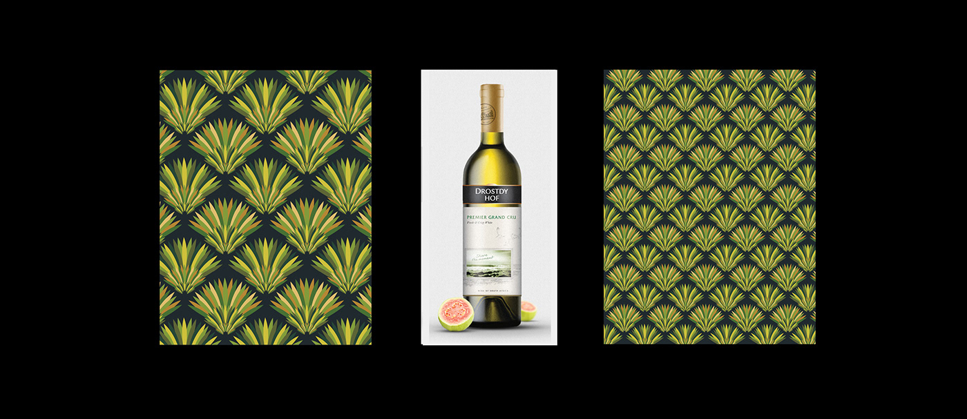 branding  floral geometric graphic design  ILLUSTRATION  pattern surface design Surface Pattern wine wine farm