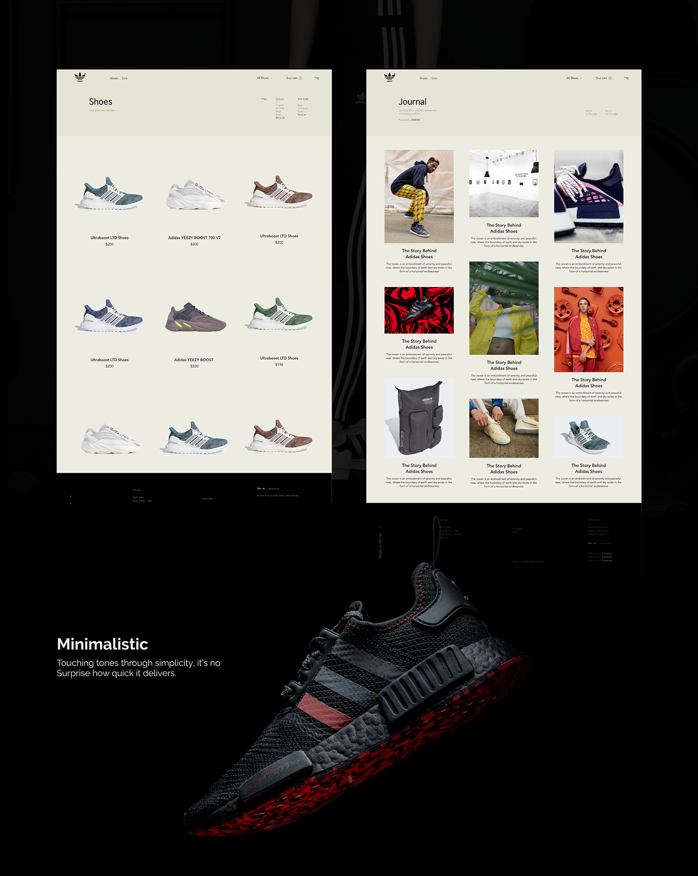 Chinese cabbage complement Morgue Adidas Web on Behance