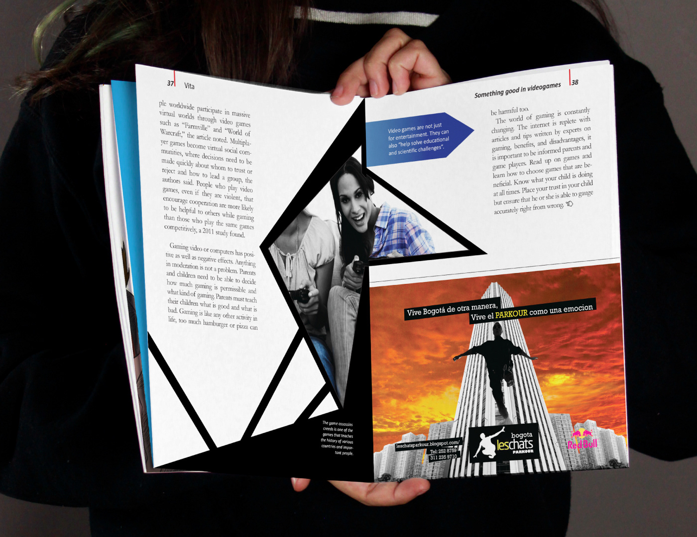diseño Diseño editorial diseñografico editorial ilustracion ilustración digital Plegable revista revista digital sedentarismo