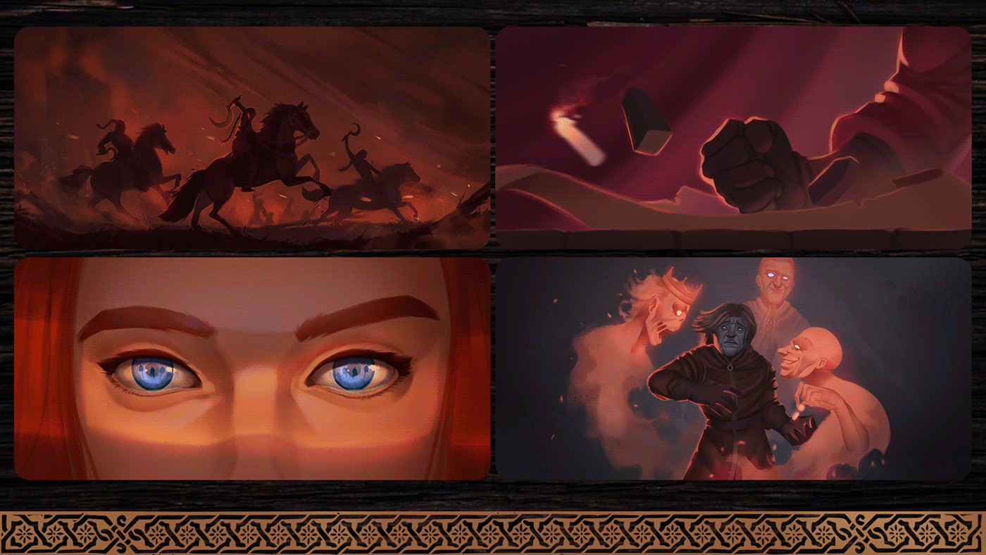 2D art concept art digital painting environment art fantasy Game of Thrones ILLUSTRATION  podcast