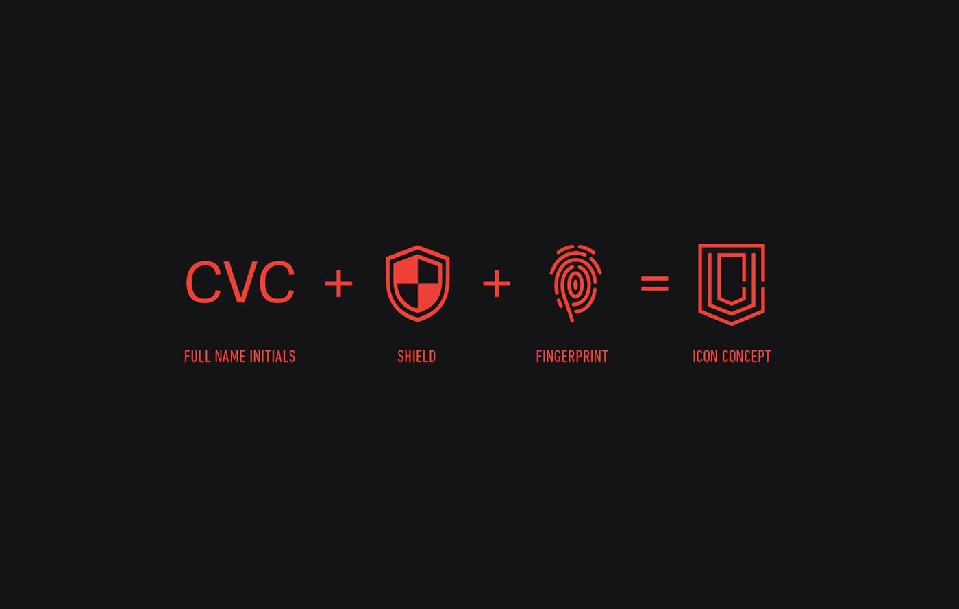 Adobe Portfolio Personal Brand Christian Vizcarra design clear brand logo Logotipo peru lima Logo Design branding personal Self idenitty logo marca