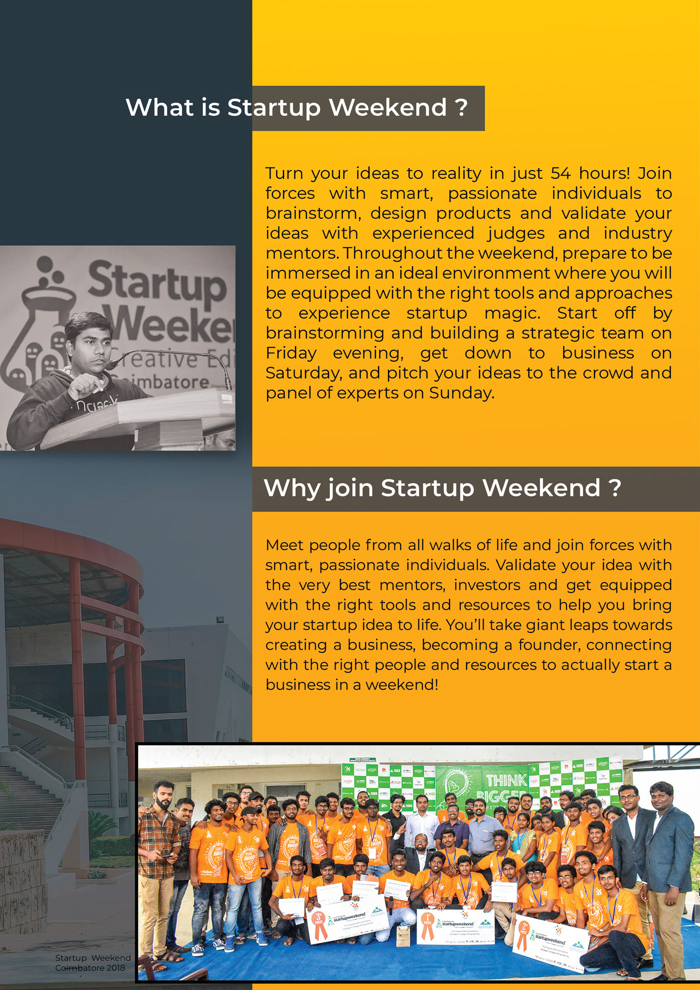 startup weekend poster entrepreneurship  
