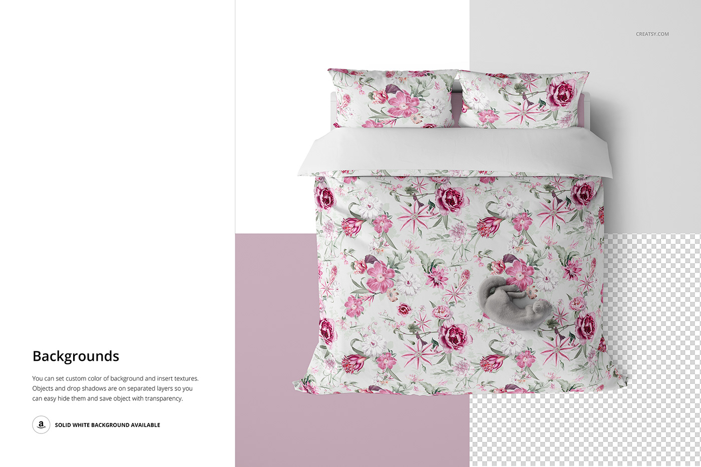 mock-up Mockup Interior bedroom mockups template Bedclothes bedding bed creatsy