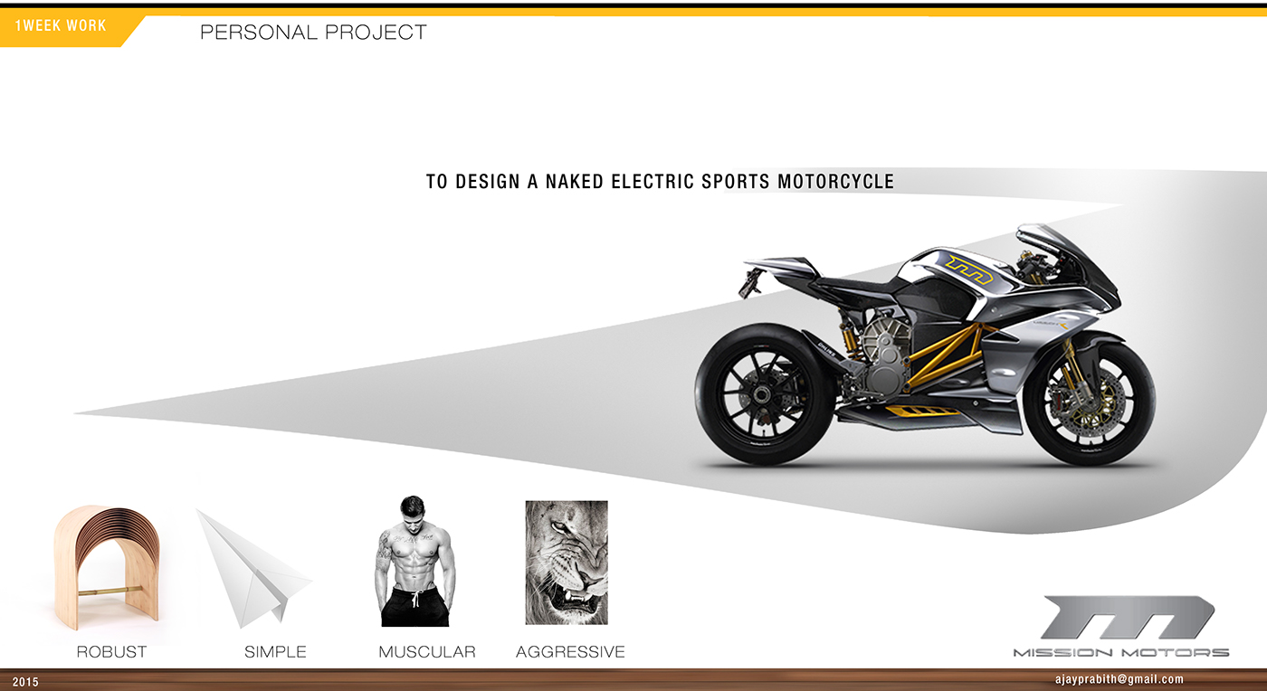 Mission NS Naked Sport Electric MOTORCYCLE on Behance