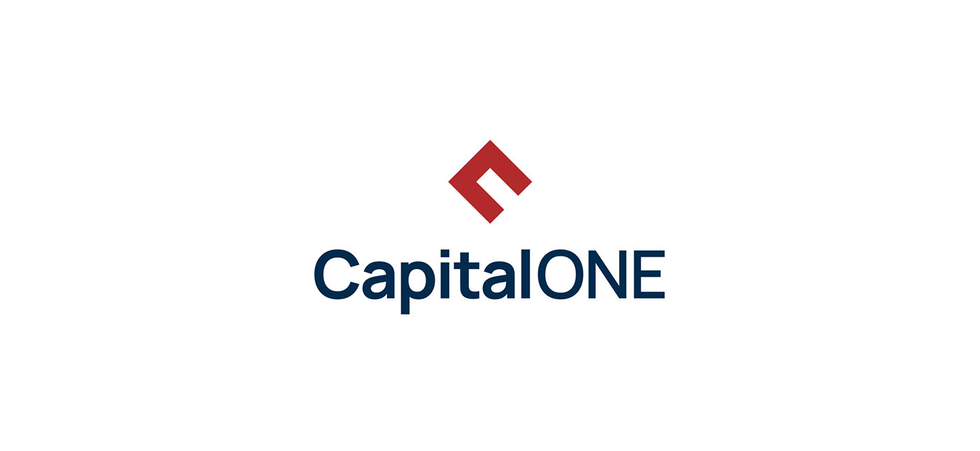 Bank branding  Capital One financial identity logo redesign thefutur