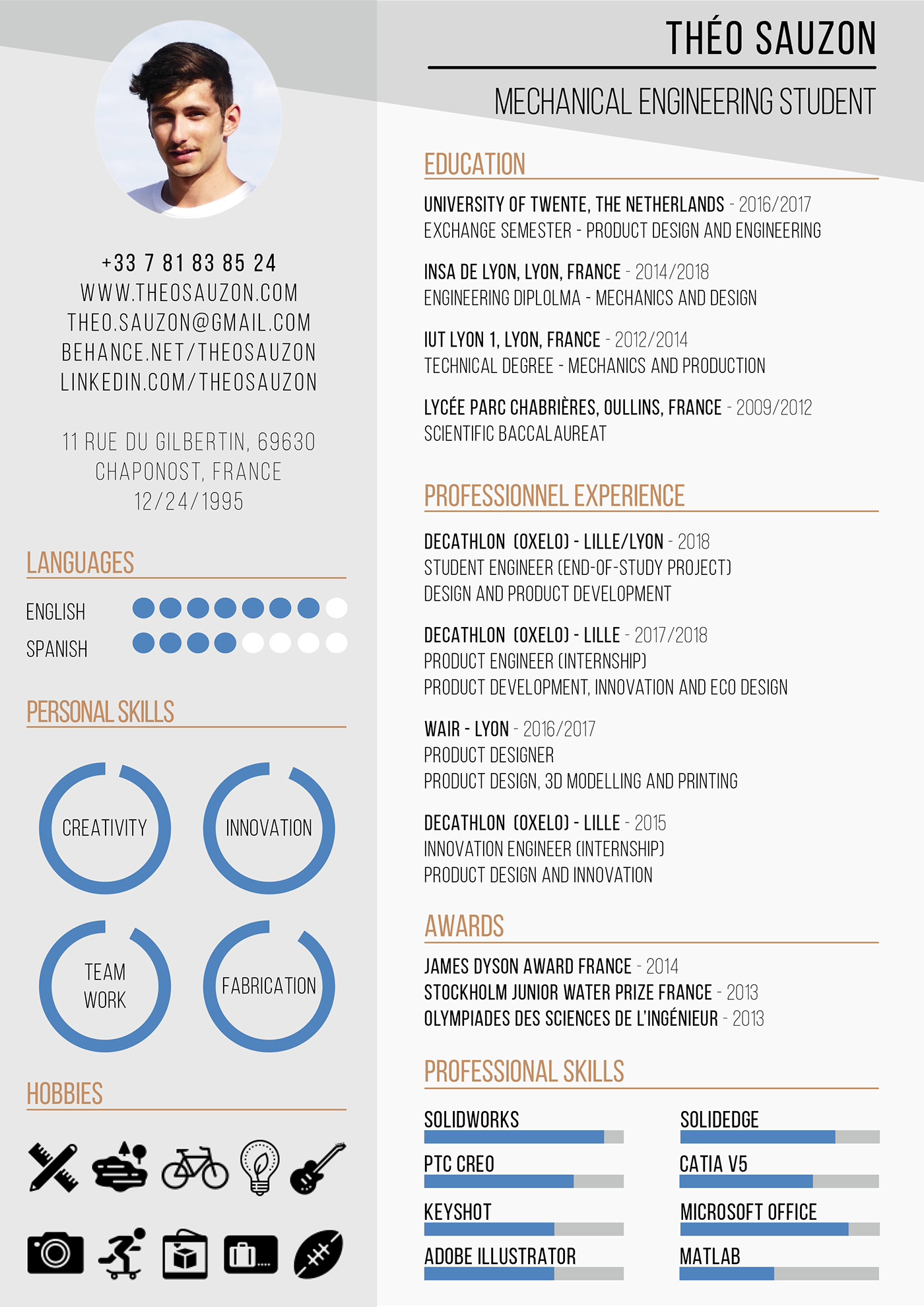 Resume CV Curriculum Vitae curriculum mechanical engineerig engineer graphic design graphic design  graphism