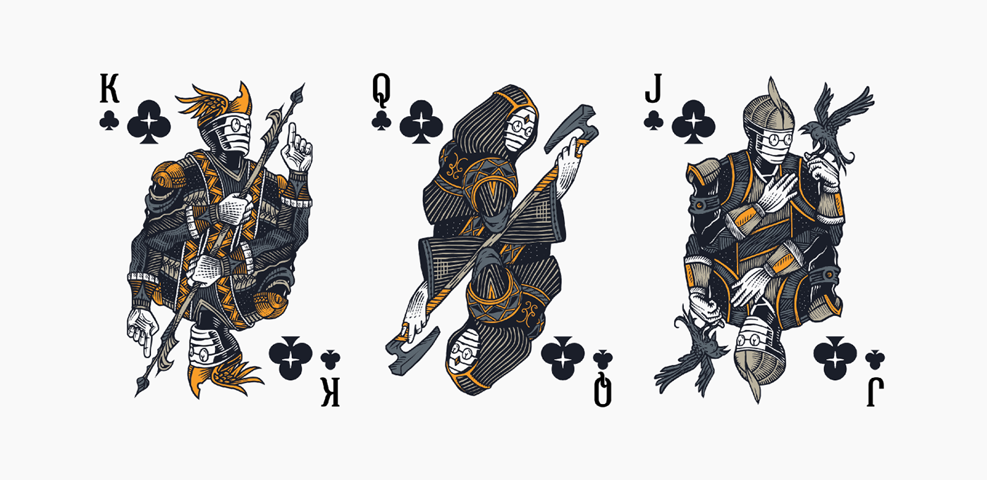 Playing Cards Planets ILLUSTRATION  deck card mercury design