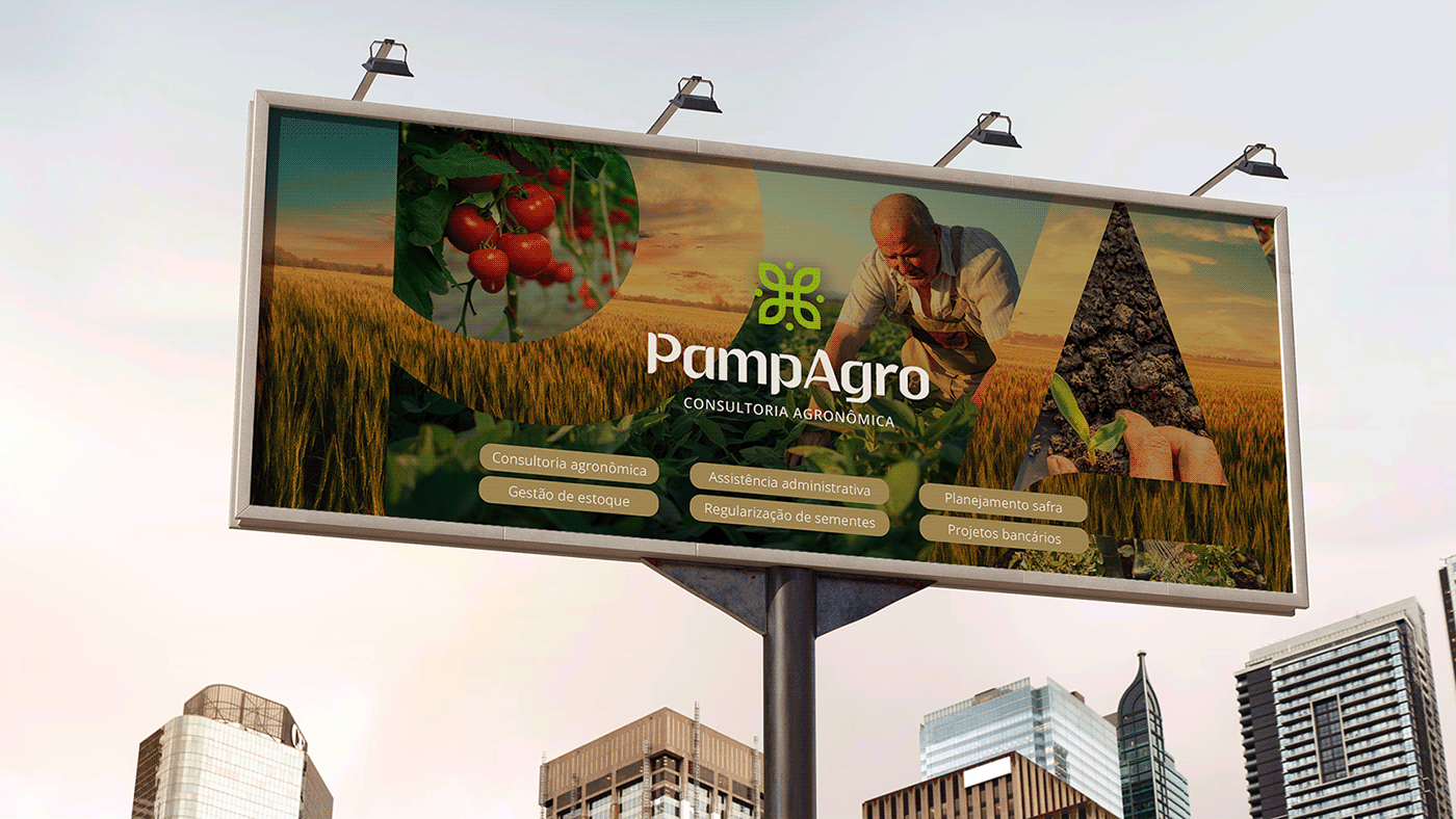 Billboard for agronomic engineering company