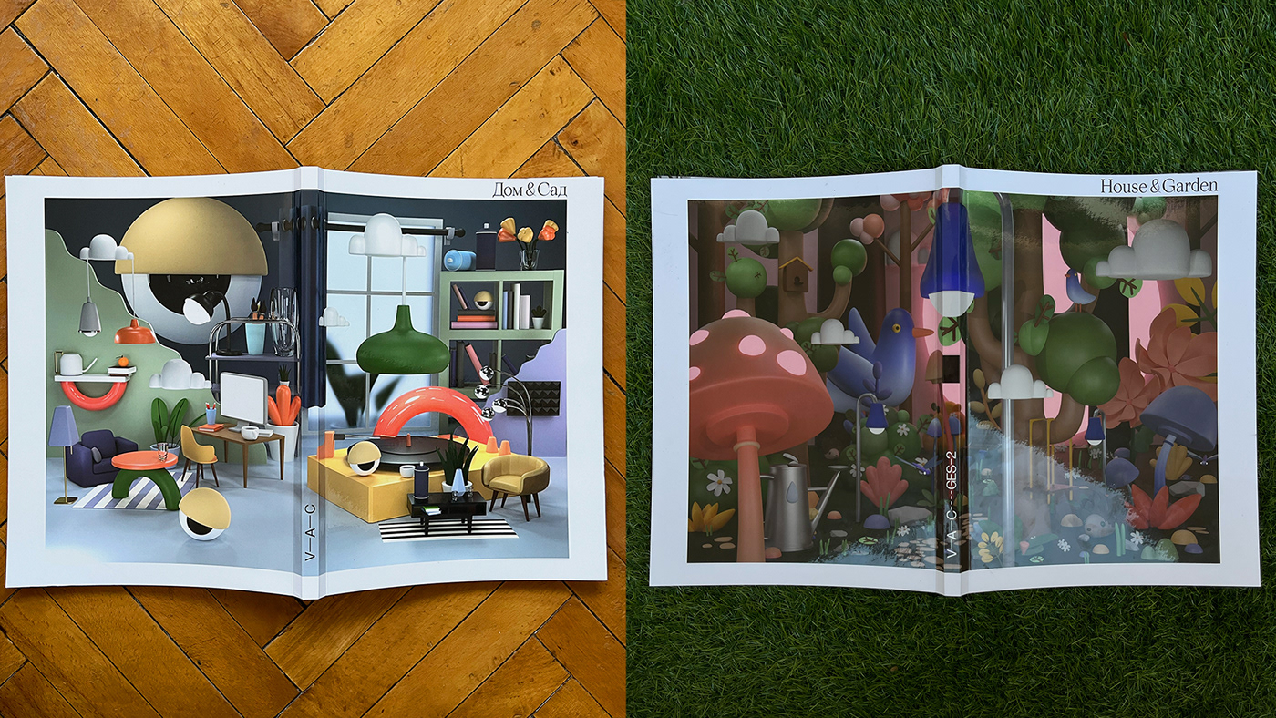 ILLUSTRATION  3D 3D illustration blender 3d art Magazine Cover Catalogue print magazine design