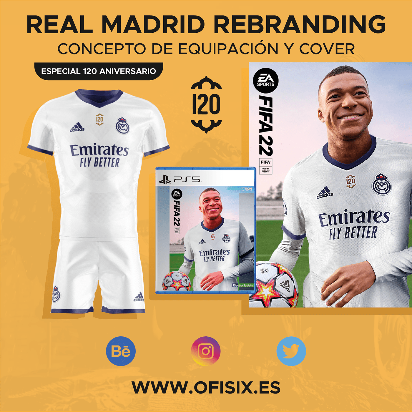 design diseño equipo escudo football Futbol marca nuevo diseño Real Madrid rebranding