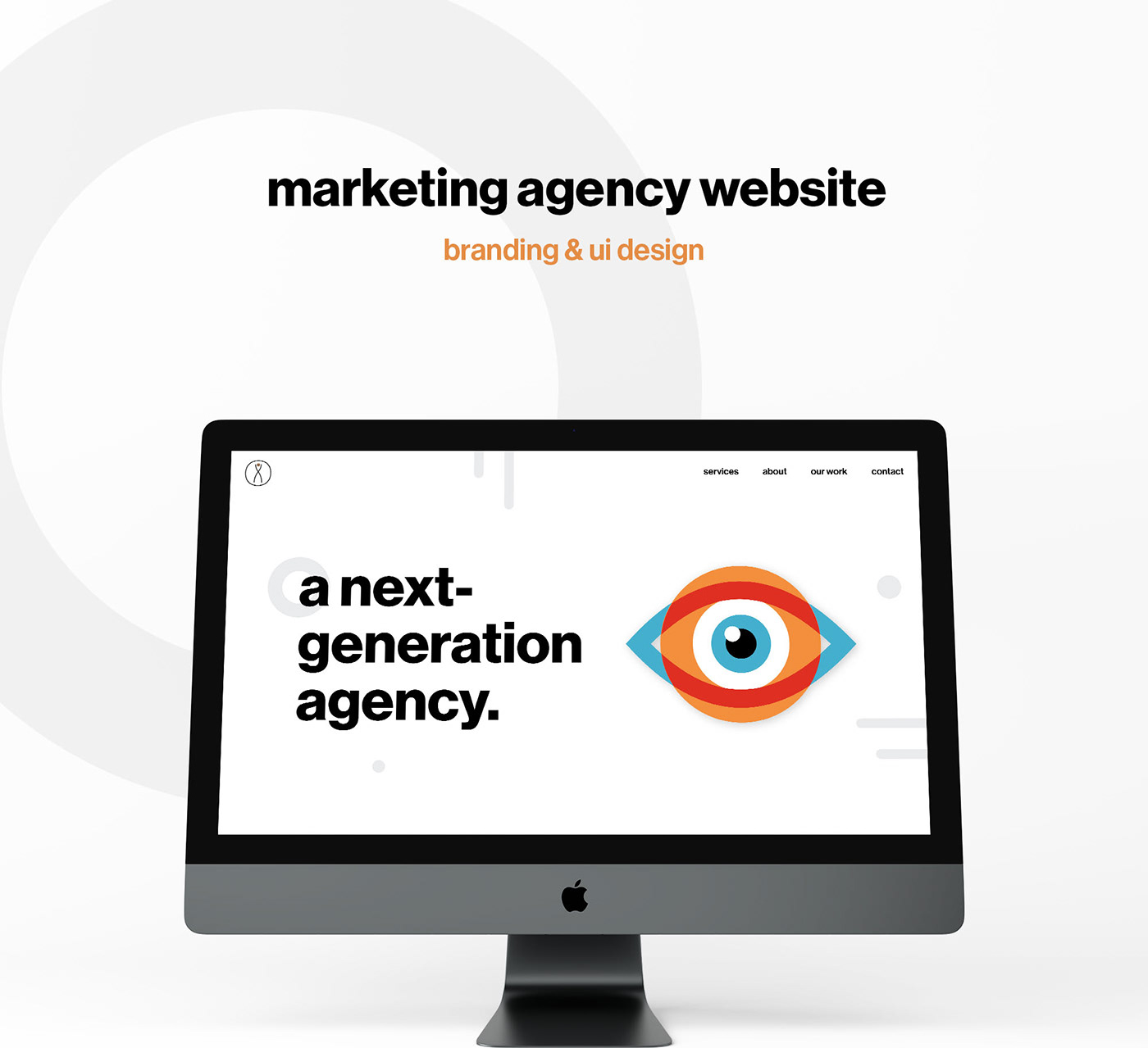 marketing agency Agency website bauhaus Advertising Agency Web Design  Website bold website retro website