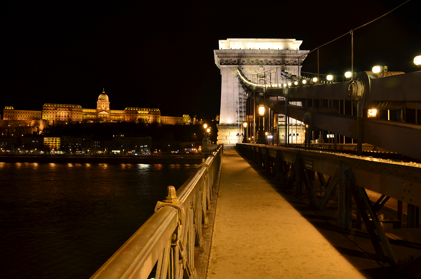 budapest Danube river night photos Suspension Bridge Europe hungary World Travel suspension bridges lights Slow shutterspeed