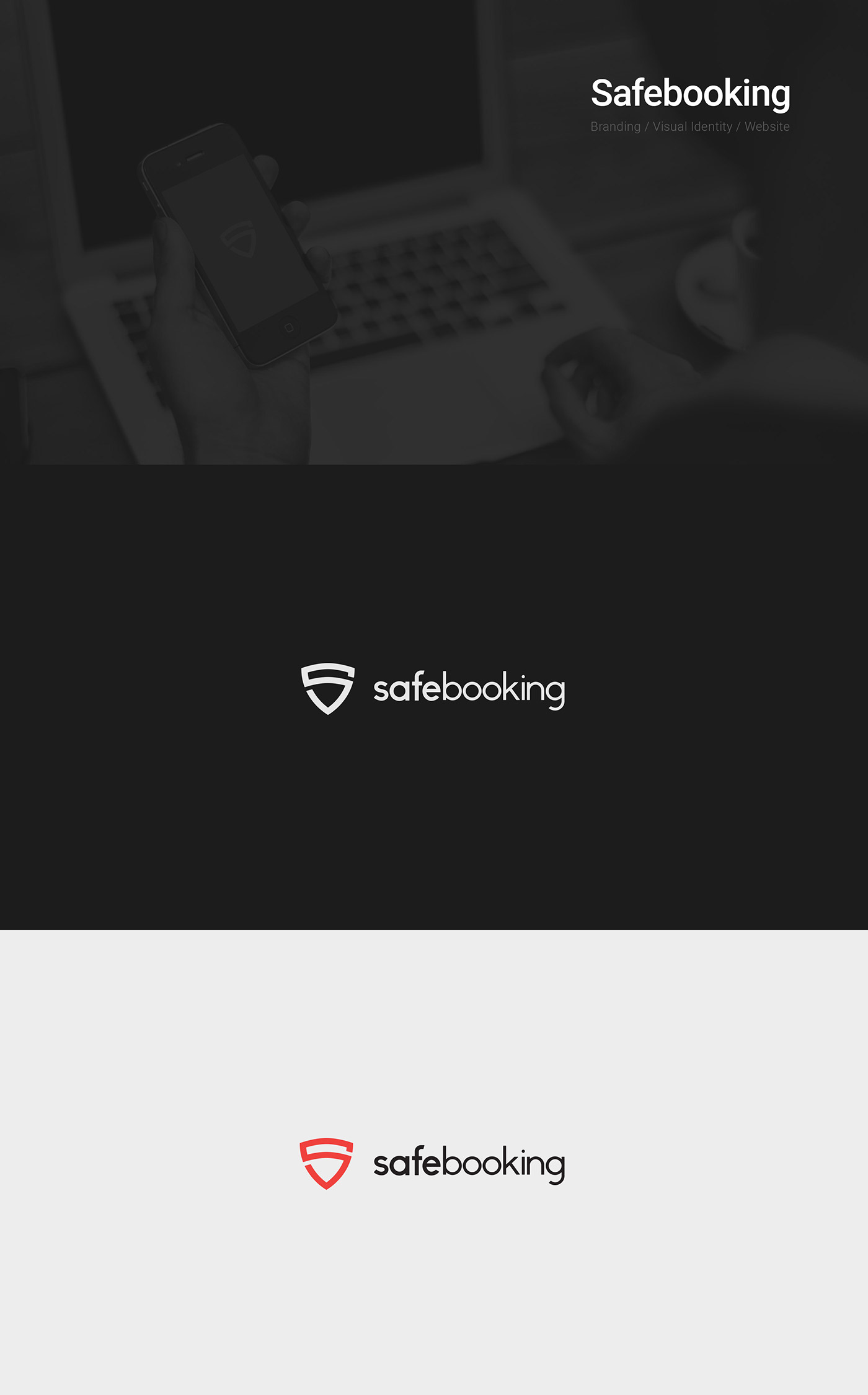logo branding  Website Webdesign visual identity safebooking Booking