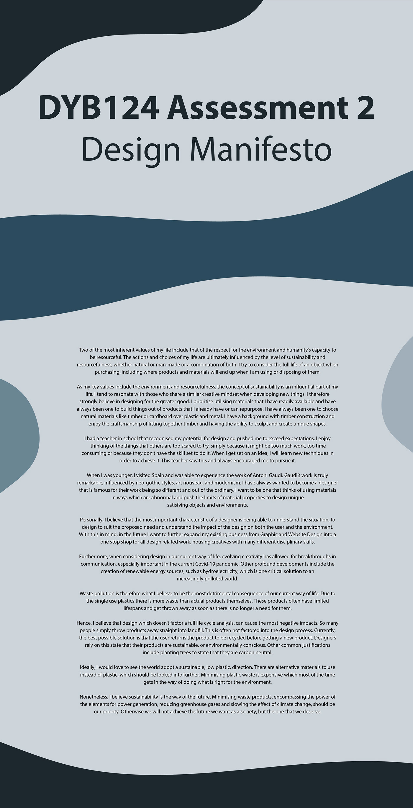 climate change consequences design DYB124 Design Manifesto environment global warming Illustrator manifesto qut sustainablity