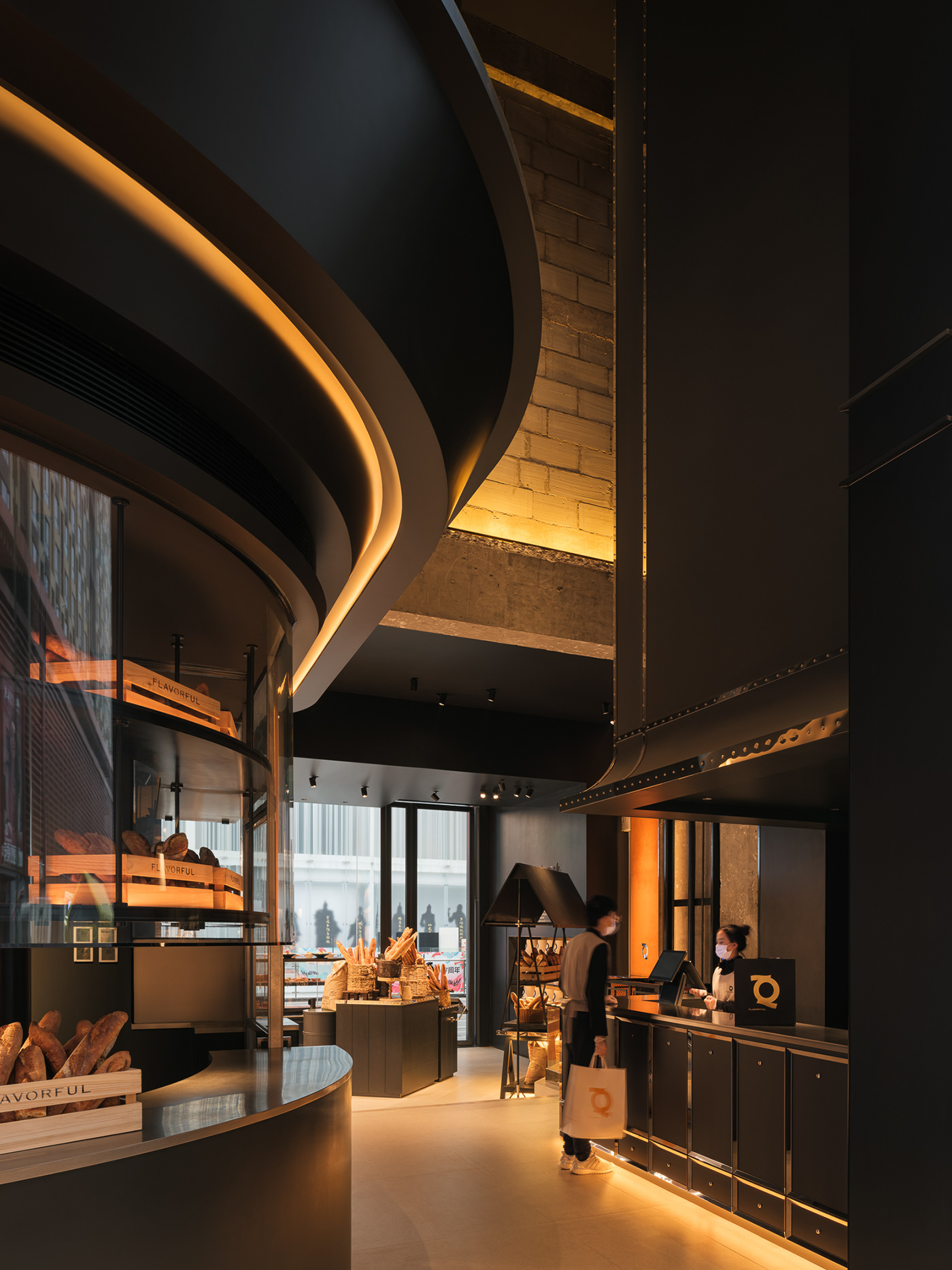 bakery interior design  Photography  InteriorPhotography restaurant studio TEN Tan xiao xi'an Q FLAVORFUL