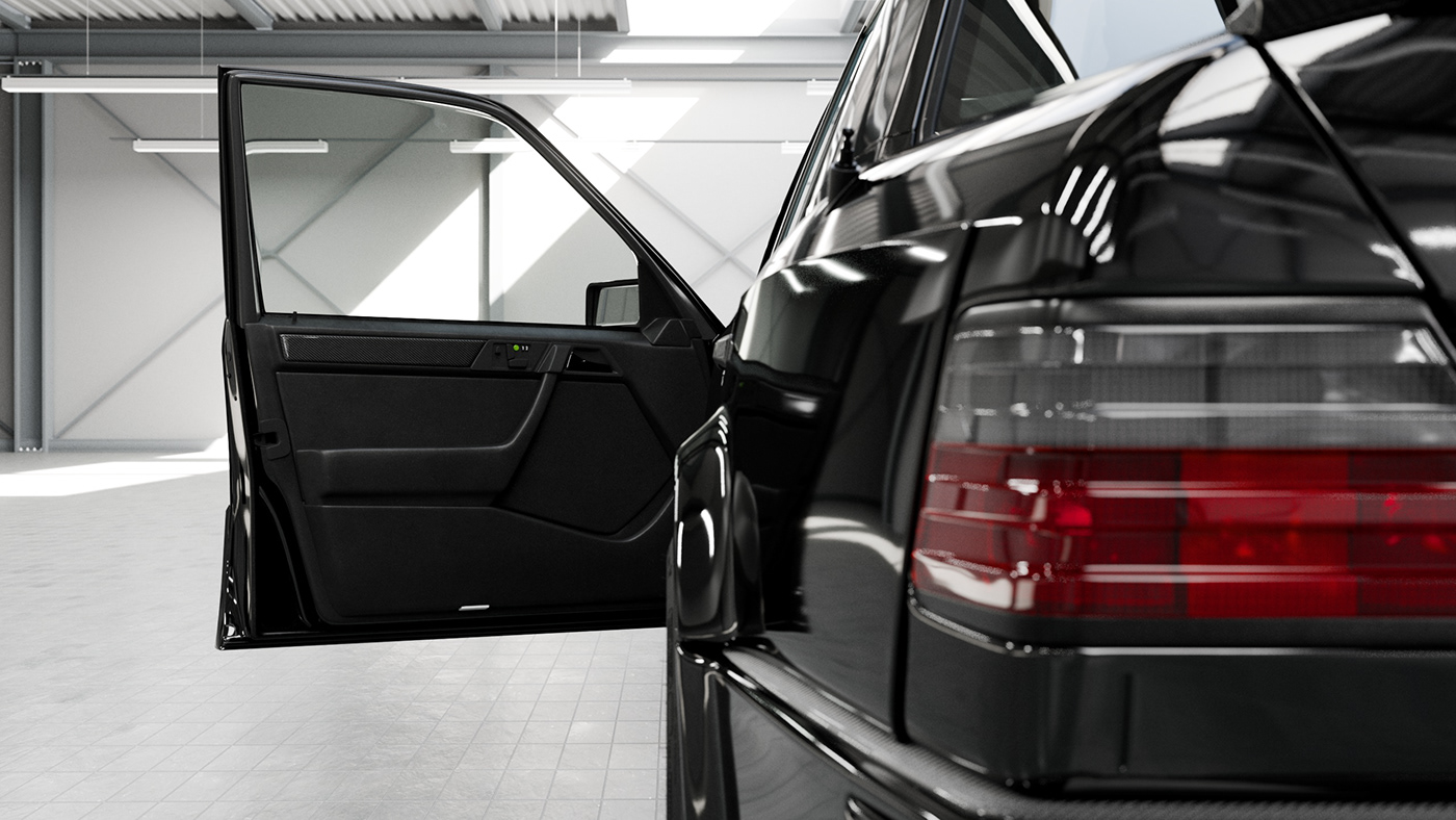 automotive   CGI 3D mercedes BRABUS Mercedes Benz
