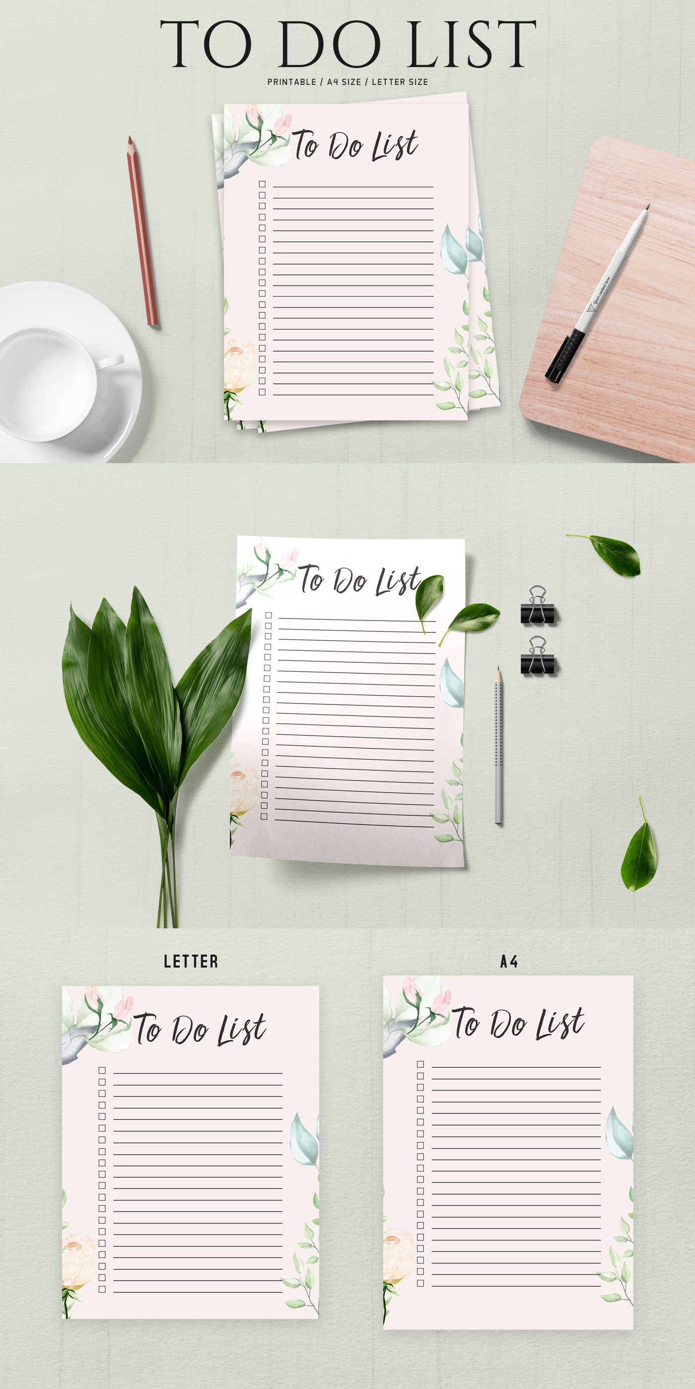 Free To Do List Printable Template is a clean and simple minimalist to do list template for you.