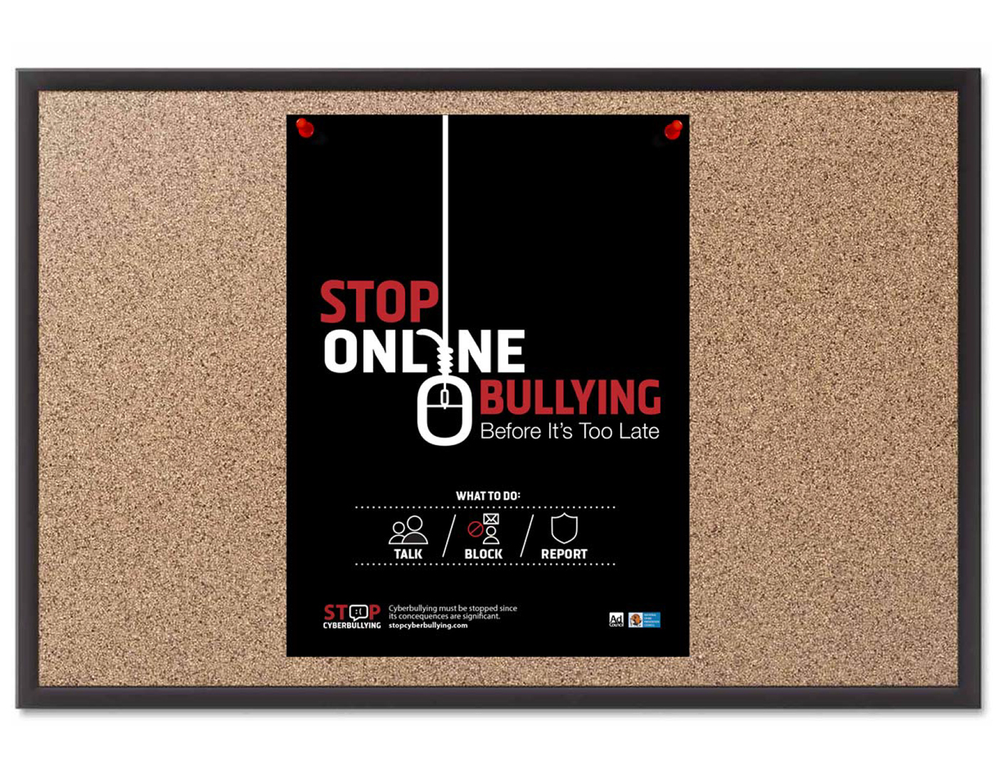 senior project Stop Cyberbullying ads prints