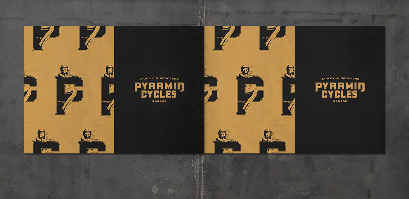 motocycle moto garage logo Packaging print stationary yellow identity Photography 