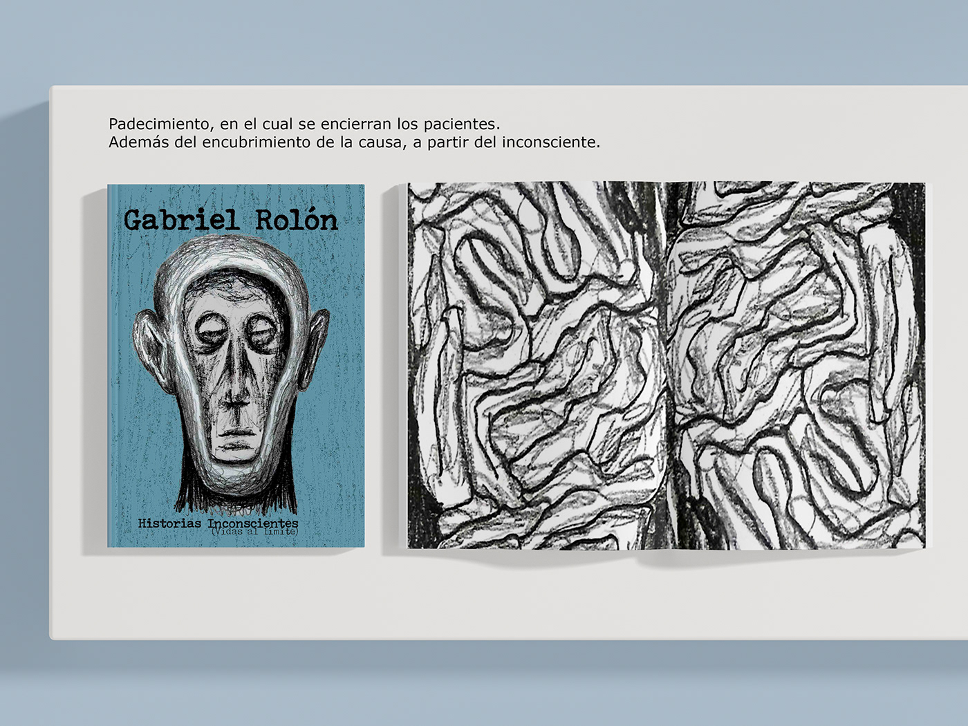 Diseño editorial gabriel rolon ilustracion libro Portada Libro Psicoanalisis sistema gráfico