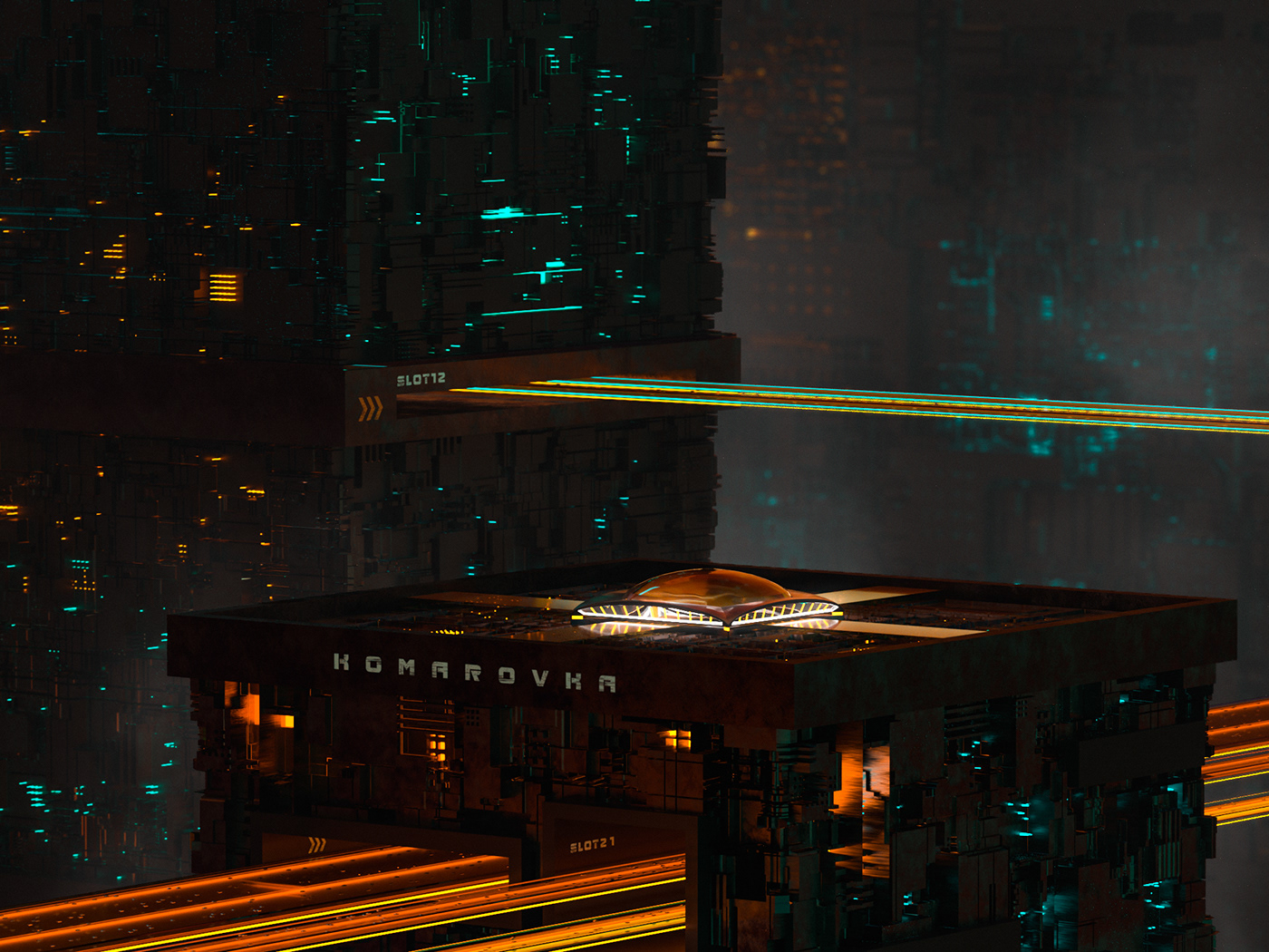 adobedimension Bladerunner city Cyberpunk materials minsk Render Scifi SubstanceAlchemist textures