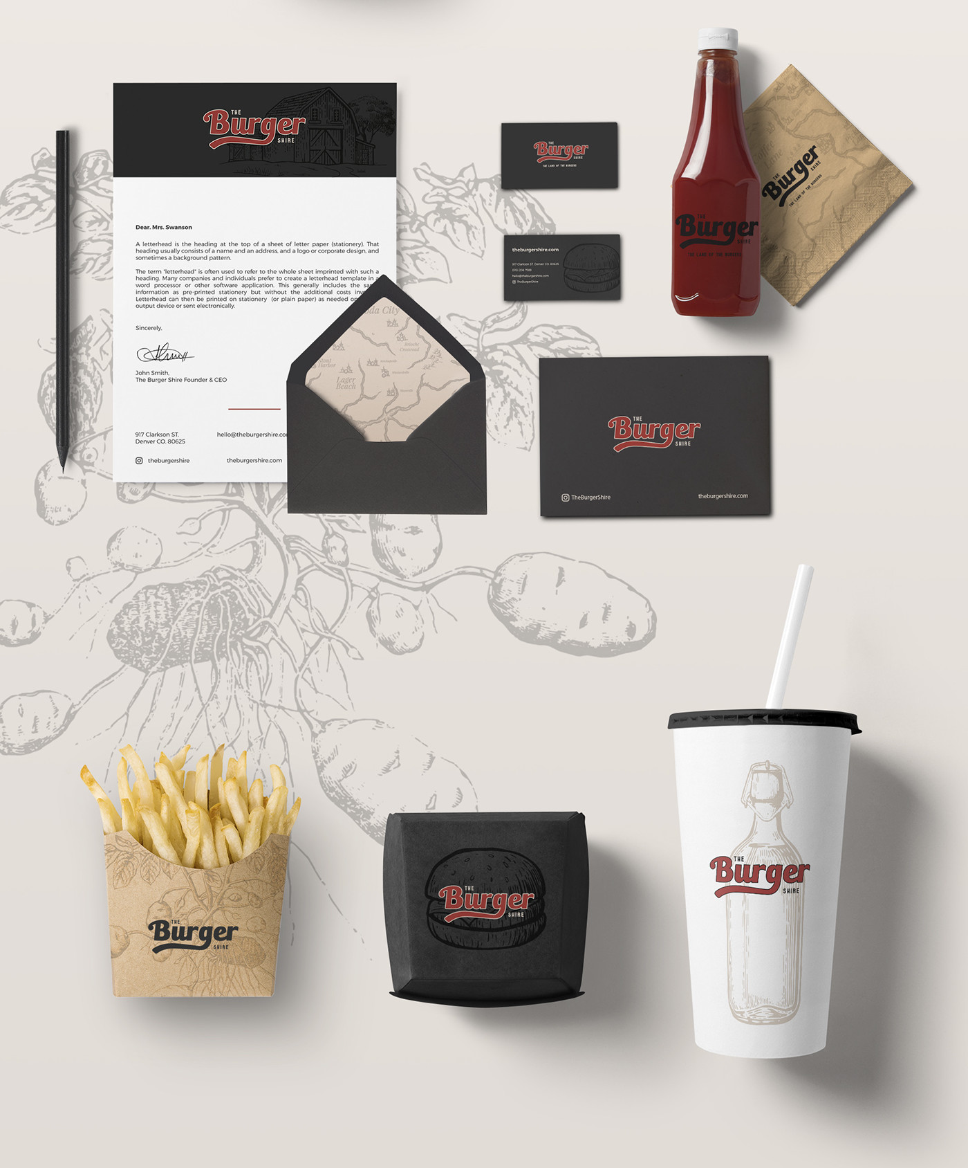 branding  Logo Design Corporate Identity packaging design food branding burger Food  ILLUSTRATION  graphic design  food store