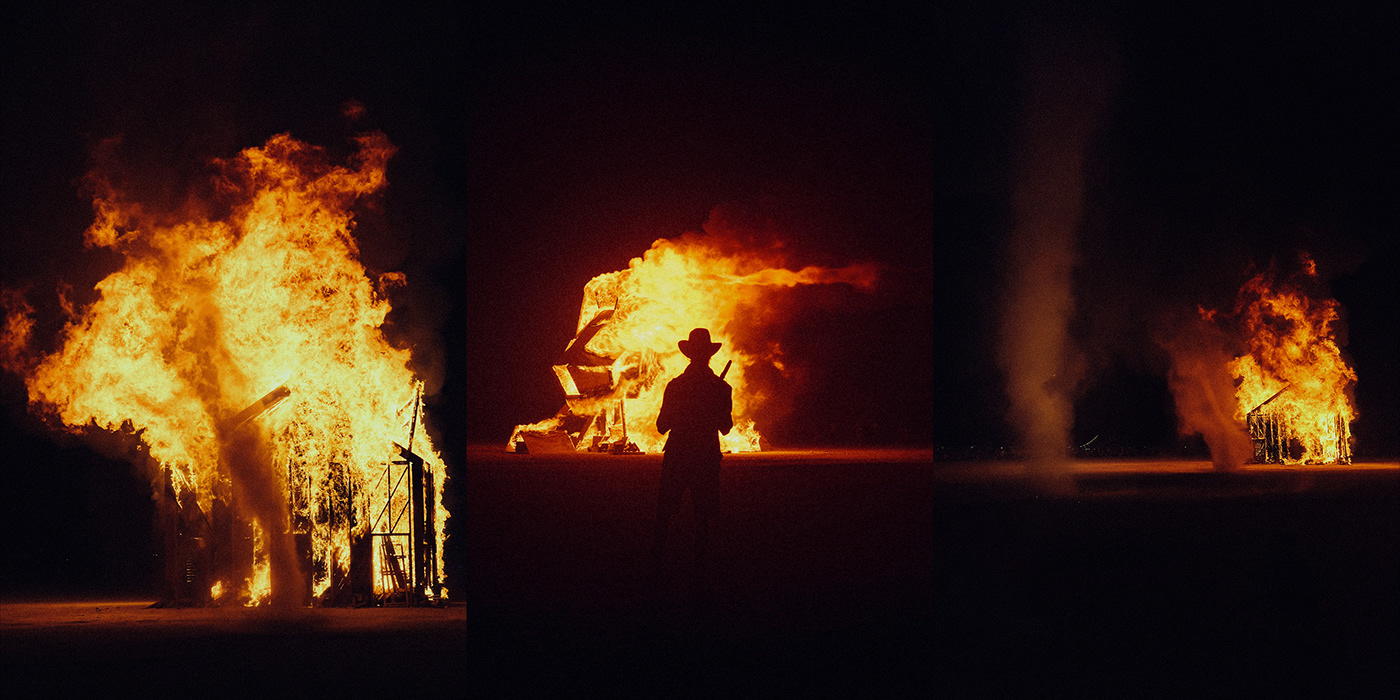 Black Rock City burn Burning Man desert fantasy festival fire iphone nevada STEAMPUNK