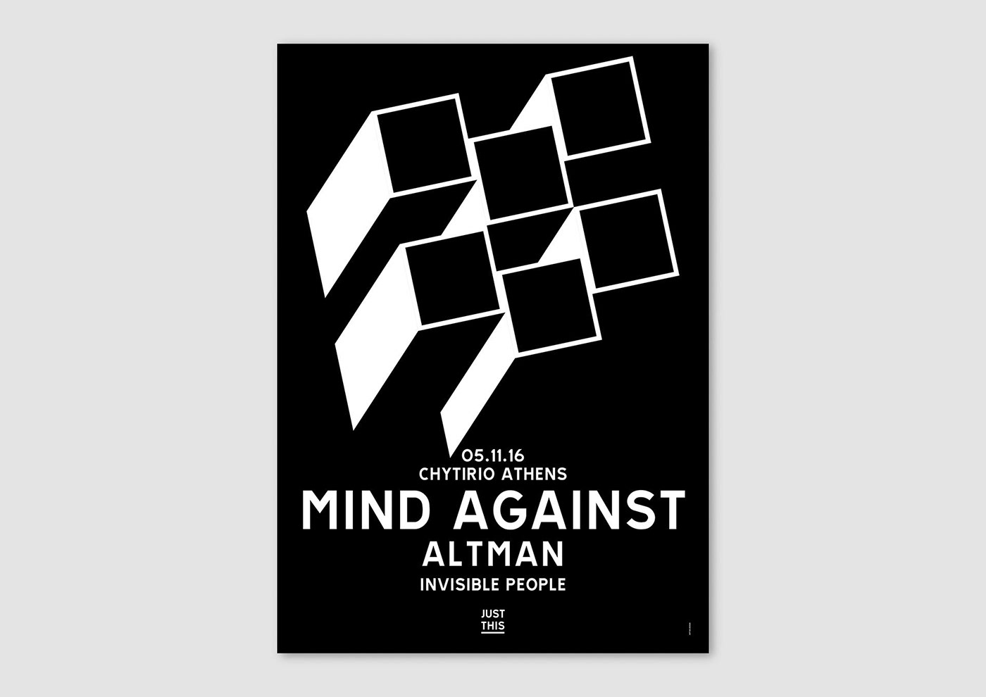 poster design ILLUSTRATION  artwork graphic geometric Minimalism black White