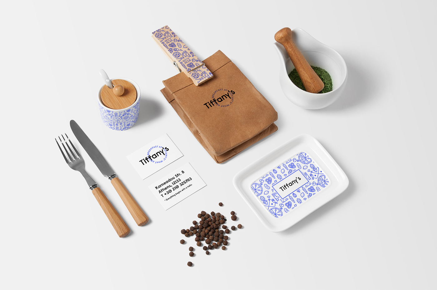 Food  pattern print greek stationary Label identity art design natural products concept restaurant wine cafe