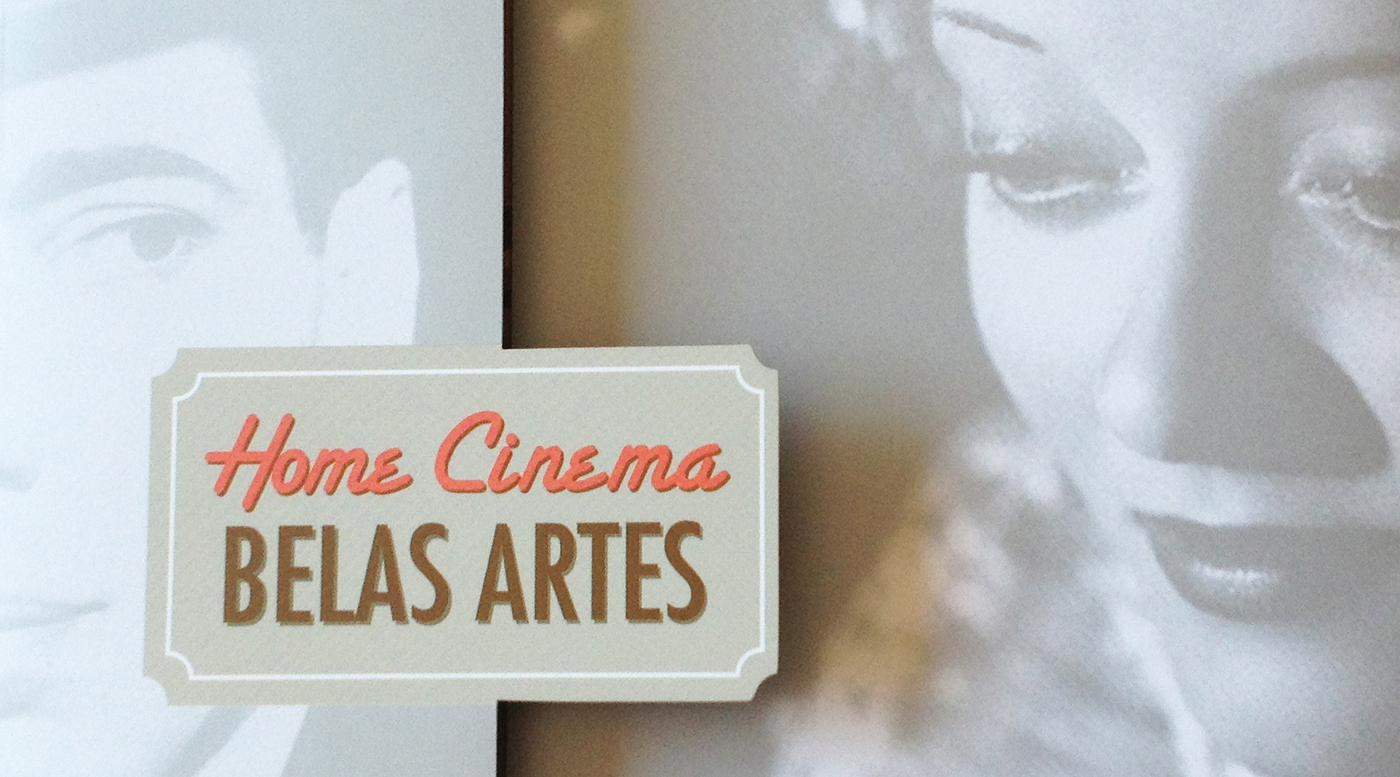 brochure  folder  Home Cinema belas artes logo marca ARQUITETURA design de interiores home Cinema fine arts