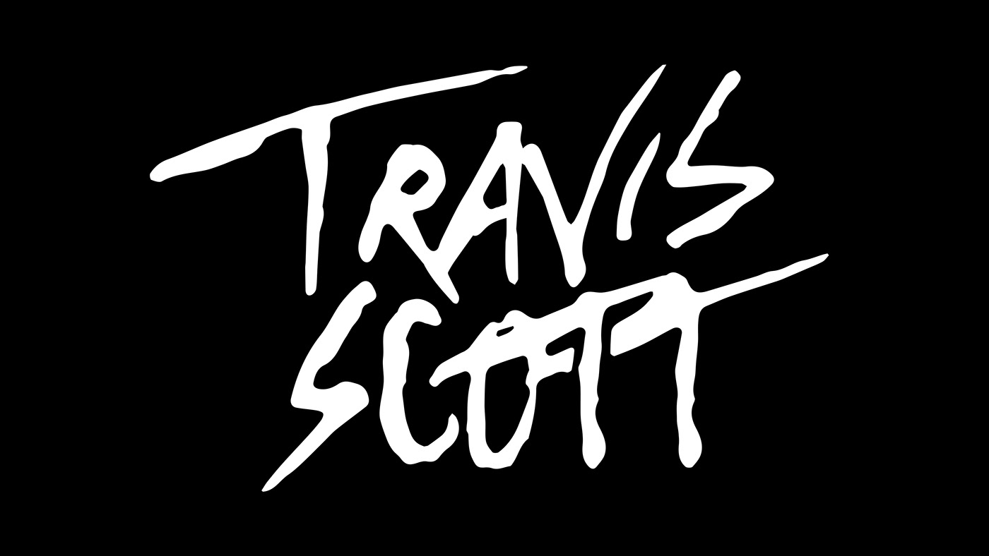 typography   TRAVIS SCOTT artwork Digital Art  Graphic Designer cover print rap