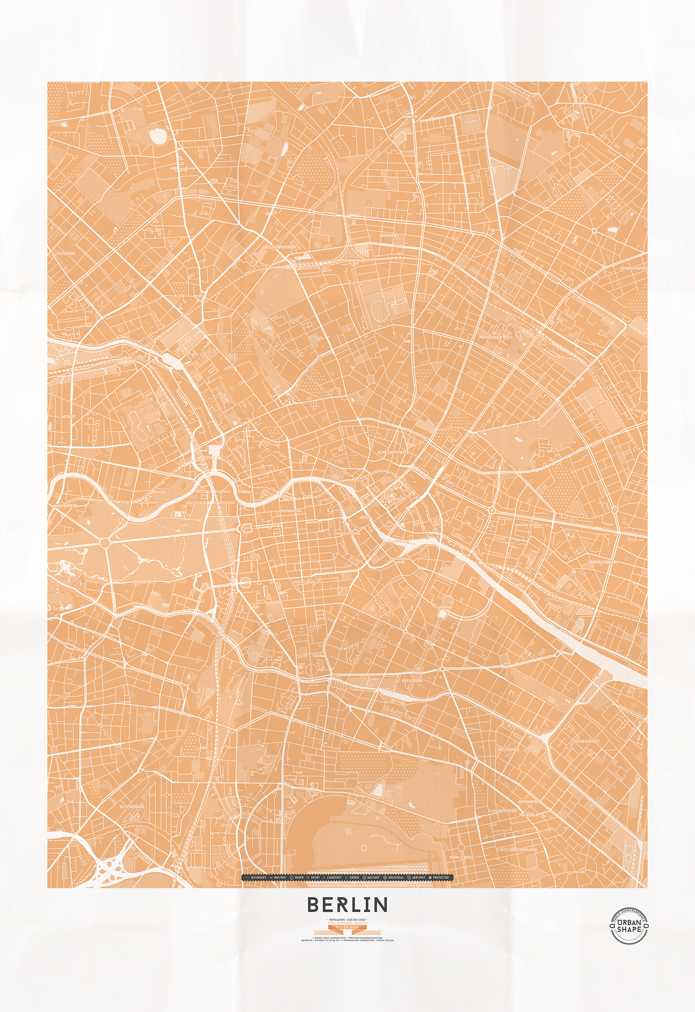 openstreetmap urban planning urban shape capital Europe spark map usa cartography pantone